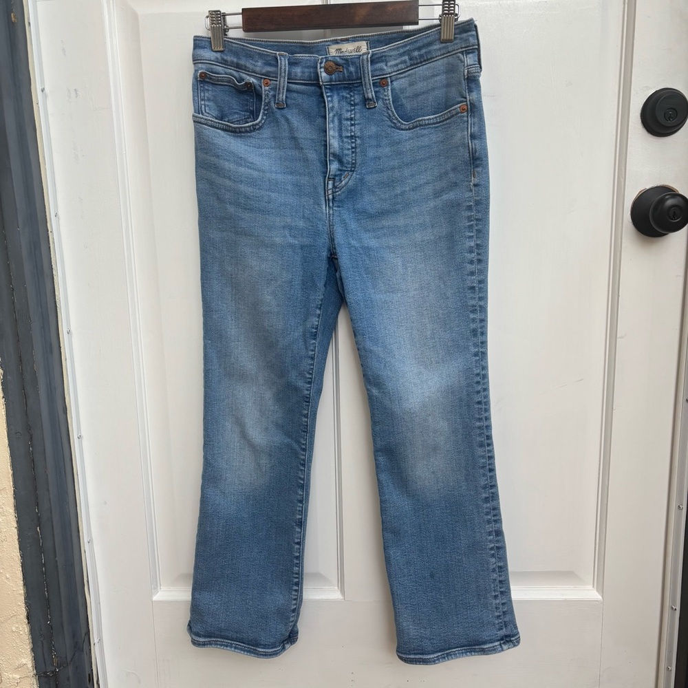 Madewell Demi Boot Blue Jeans - Picture 2 of 10